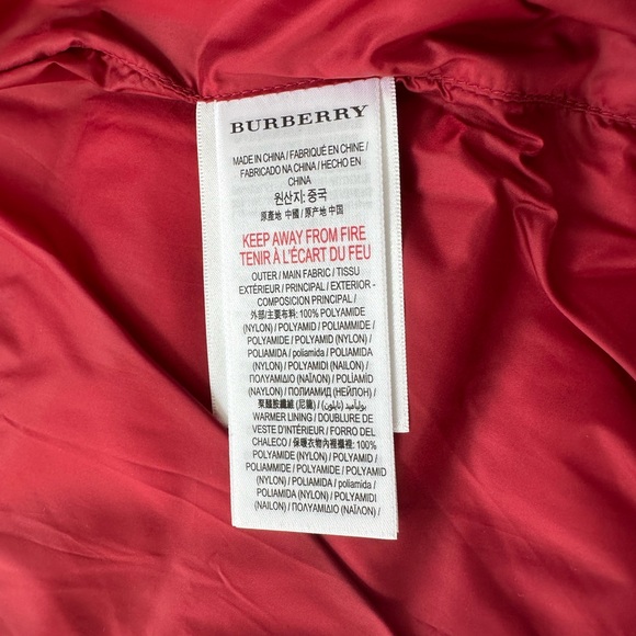 NWT Sz 8 BURBERRY 2-in-1 Wool Peacoat and puffy vest. - Picture 16 of 16